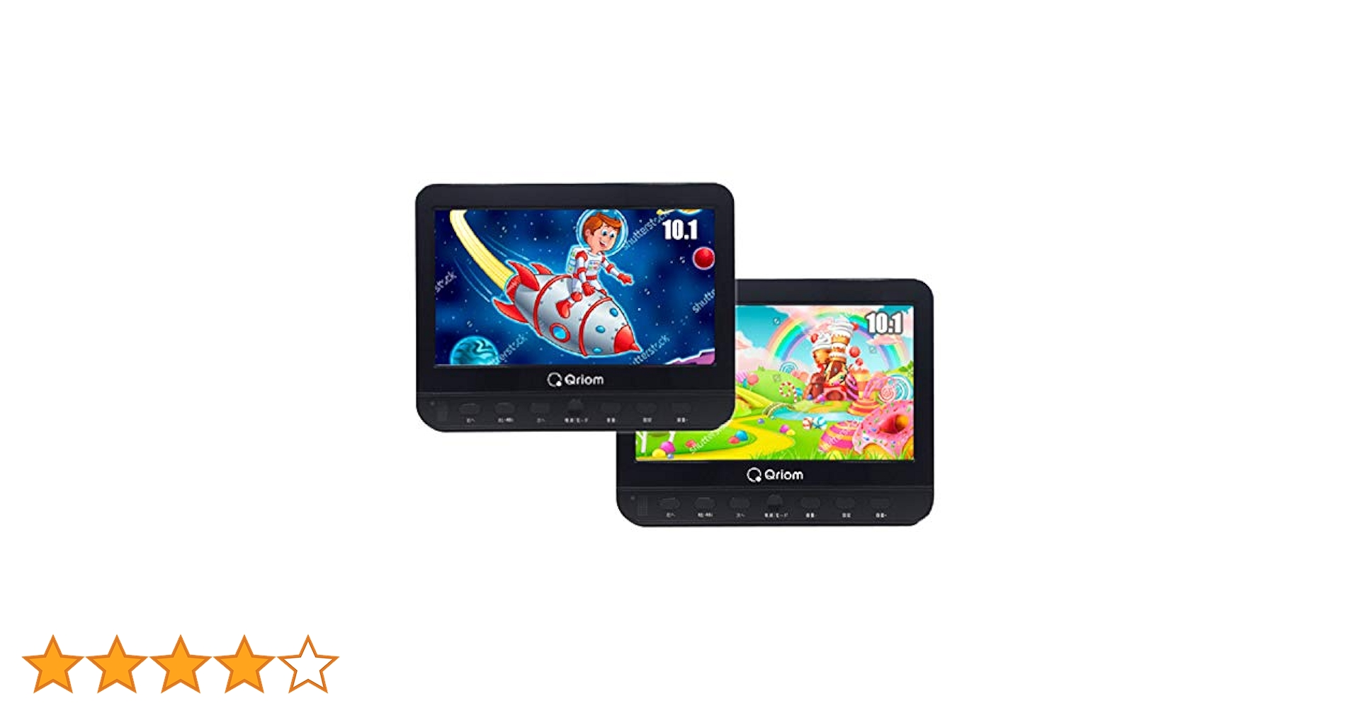 Qriom ヘッドレストツインDVDプレーヤー　CPD-M101TMD Qriom ヘッドレストツインDVDプレーヤー CPD-M101TMD Amazon.co